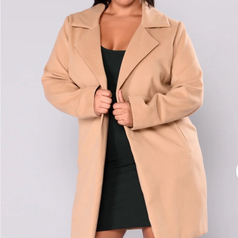 Fashion Nova Camel Coat